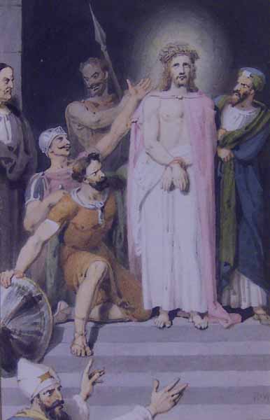 Christ and the Soldiers : Study for an altarpiece at All Souls, Langham Place, London